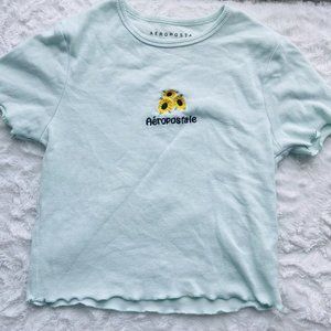 Kids teal Aeropostale shirt.
